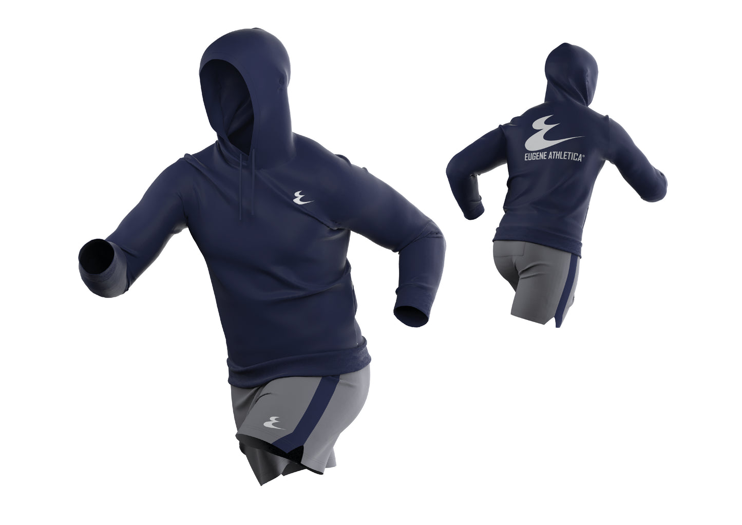 Men's Navy Hoodie